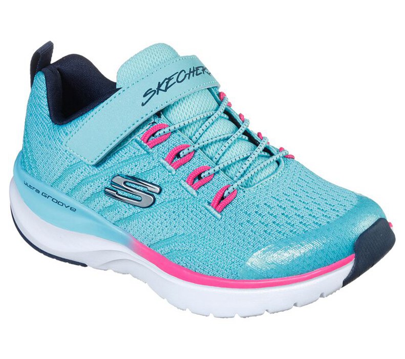 Skechers Flickor Turkos/Olika Färger Sneakers - Ultra Groove - Pure Strides - Sverige (ZTHFY-8329)